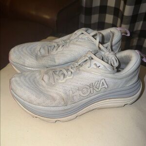 Hoka womens baby blue and Pink Sneakers- -Gaviota 5 size 11